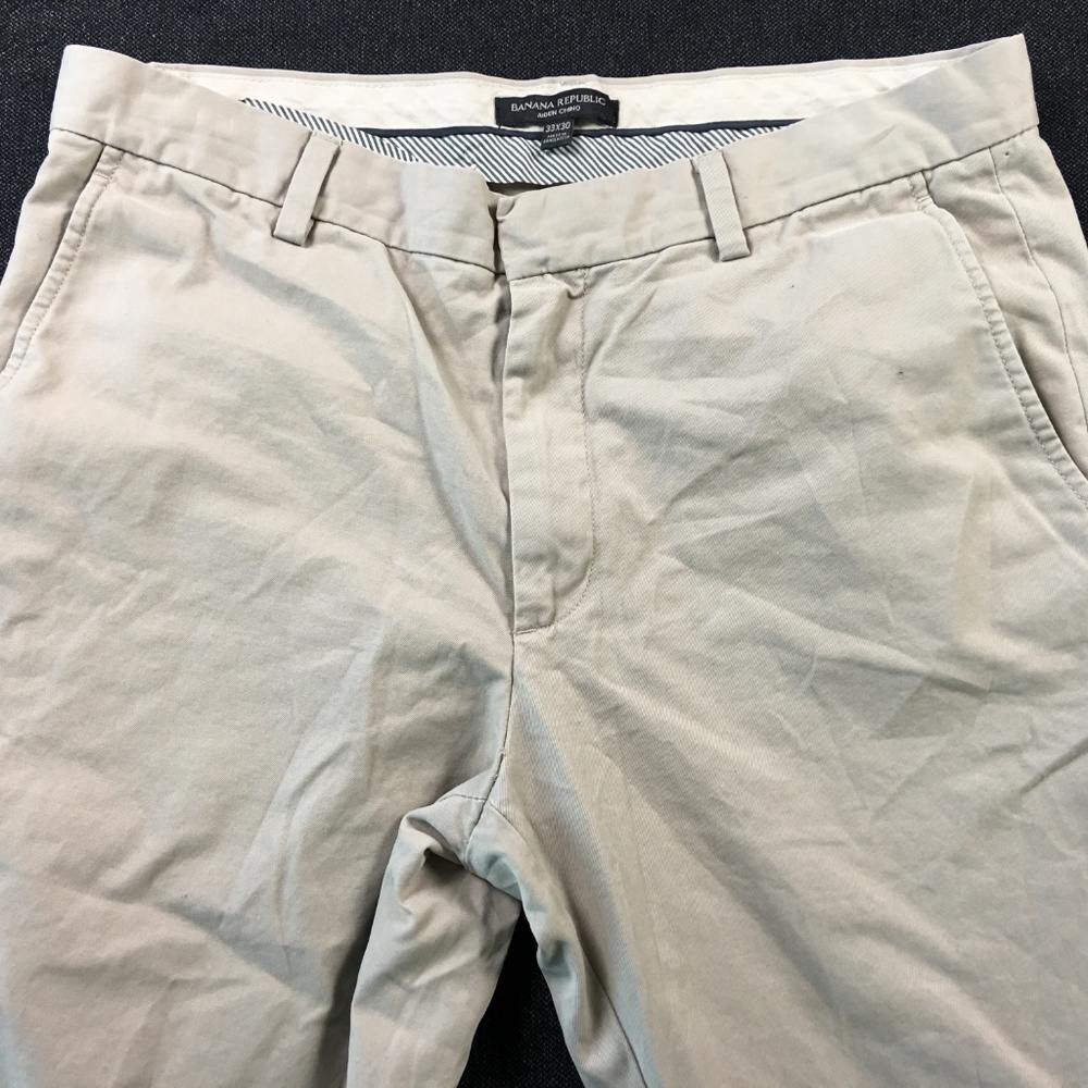 Banana Republic Beige Pants 33x30 D02:x02156 - Picture 5 of 8